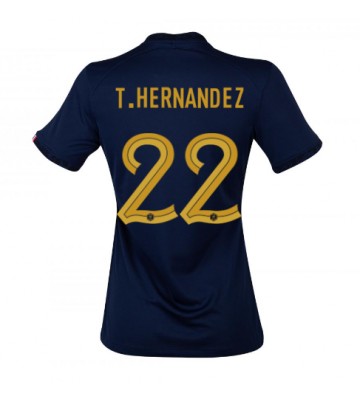 Lacne Ženy Futbalové dres Francúzsko Theo Hernandez #22 MS 2022 Krátky Rukáv - Domáci